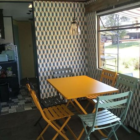 Mobil Home Vintage A La Ferme Des Buttons Rosnay  ภายนอก รูปภาพ